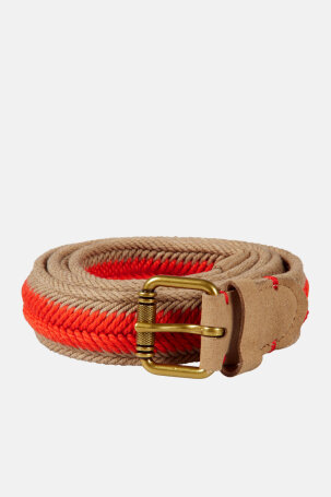 Braided cord belt