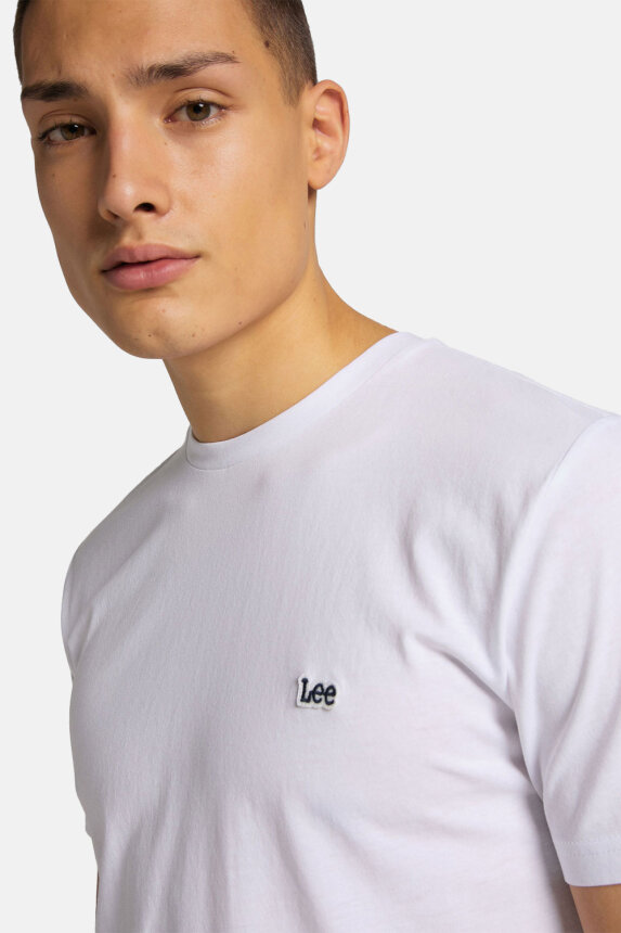 SS PATCH LOGO TEE WHITE