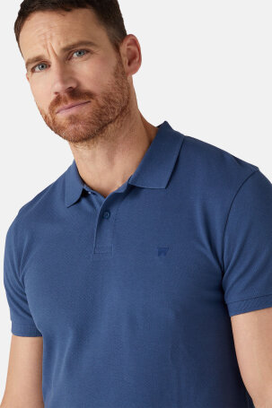 POLOSHIRT DARK DENIM