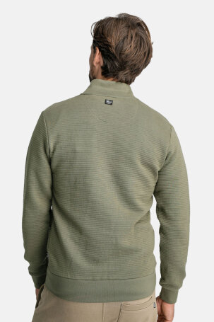 Majica rebrasta zip SS23