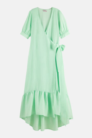 Maxi dress with v-neck