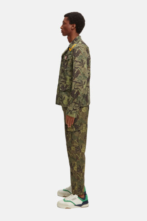Printed field jacket