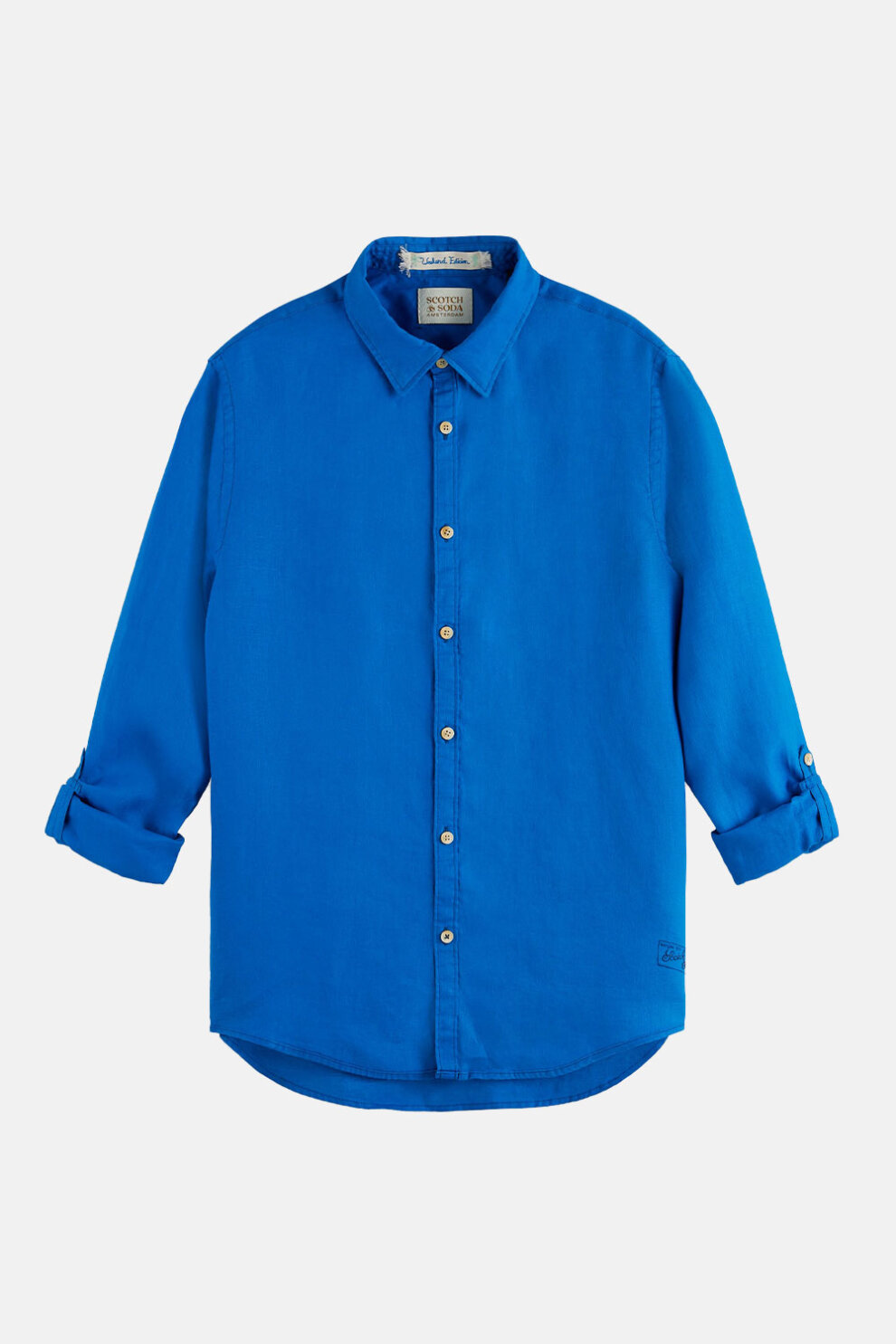 MUŠKARCI - Košulje - Scotch & Soda košulja - Dugi rukavi - Plava