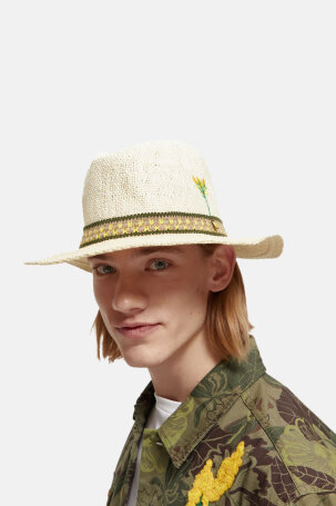 Hat with tape