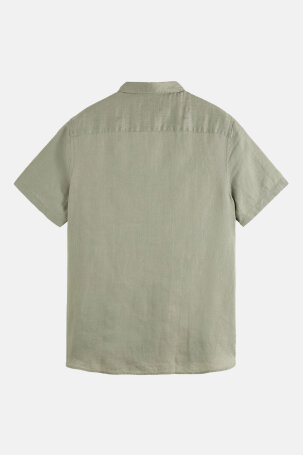 Short sleeve linen shirt