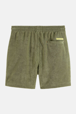 FAVE - Toweling Bermuda short with embro