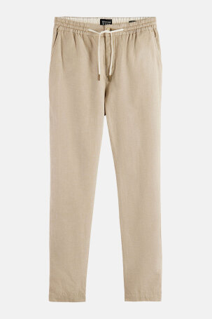 WARREN Cotton/linen twill jogger S23