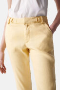 ŽENE - Hlače - Salsa lanene chino hlače - Duge hlače - Žuta