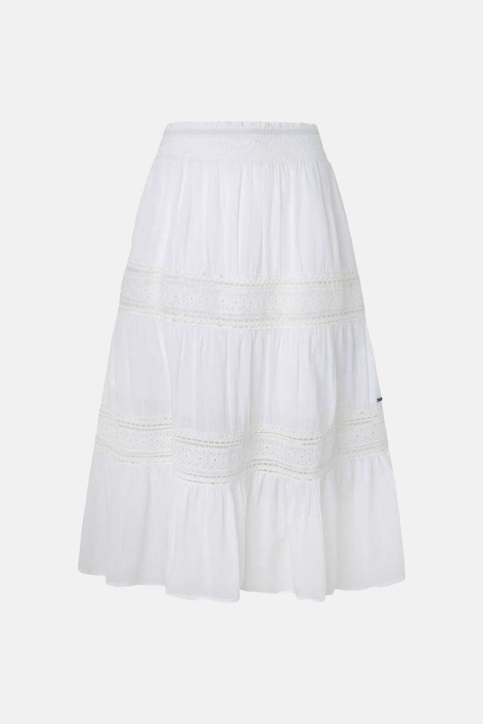 ŽENE - Suknje - Pepe Jeans suknja - Midi - Bijela